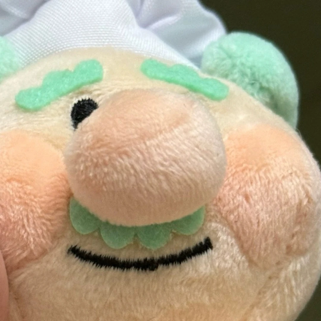 可爱卡通果酱面包爷爷毛绒挂件厨师超人博物馆钥匙扣书包挂饰装饰