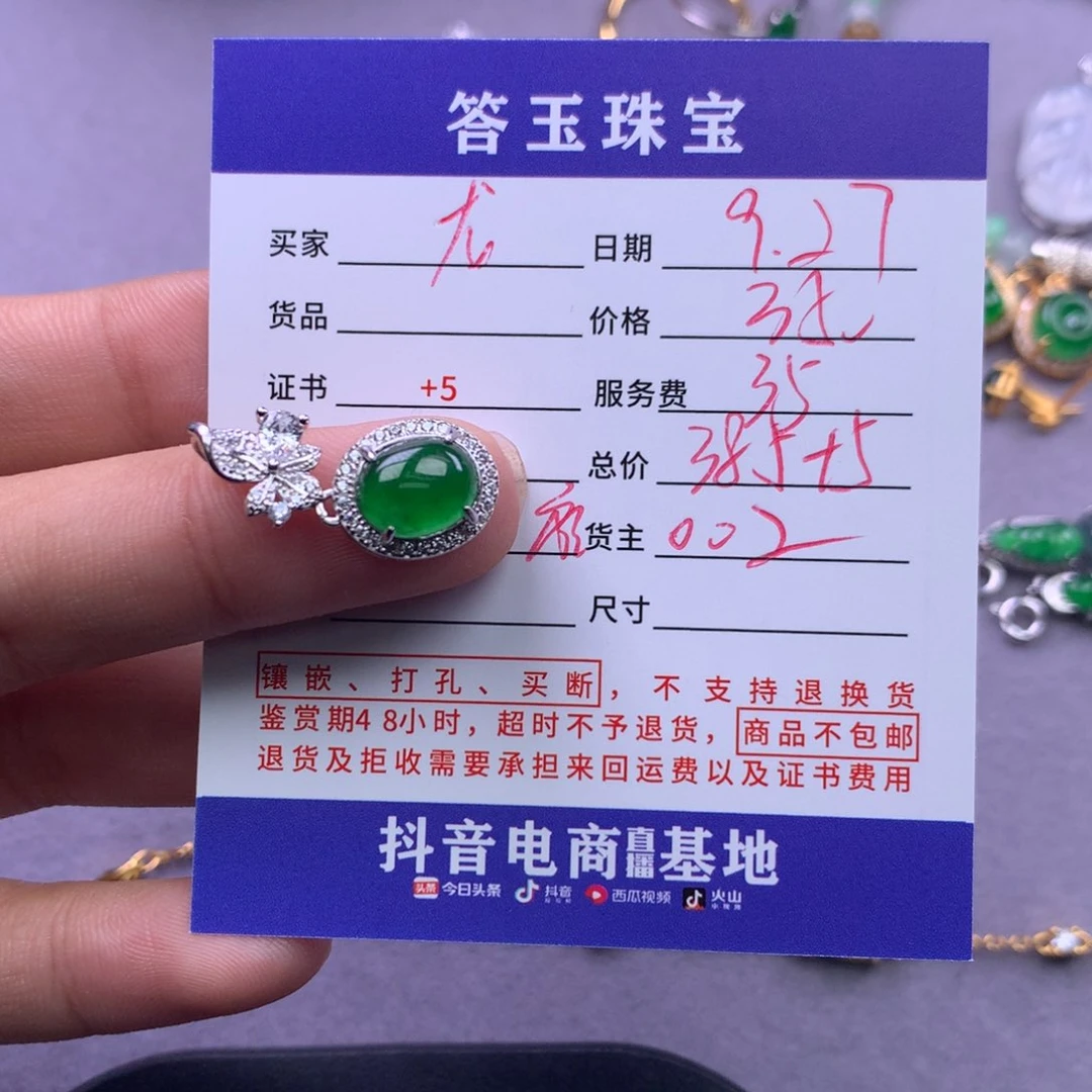颈饰未镶嵌翡翠龙****皇