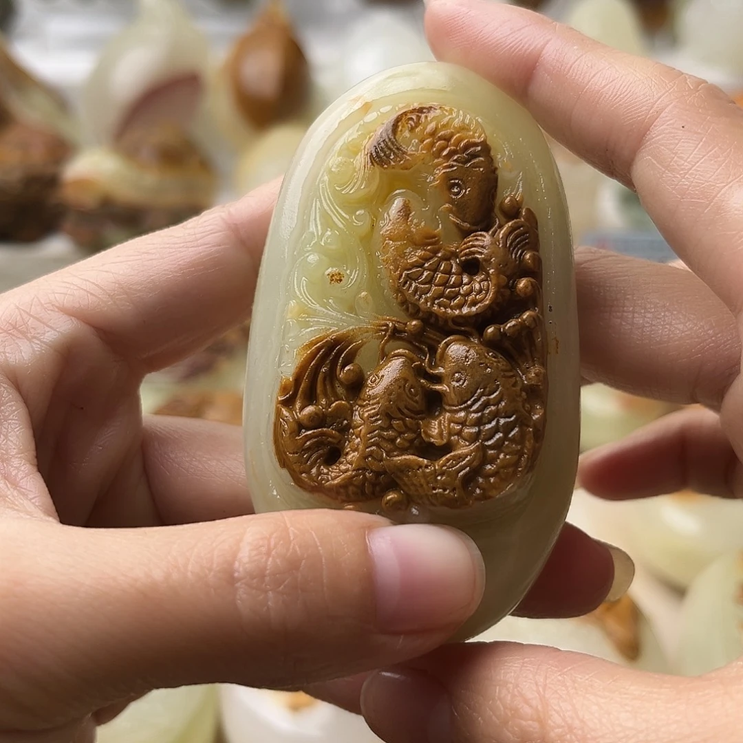 石材古青石不退换鱼