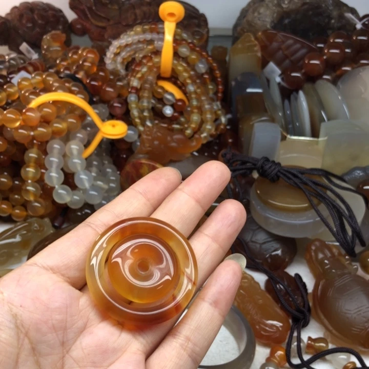 小***丫玛瑙/玉髓手链未镶嵌