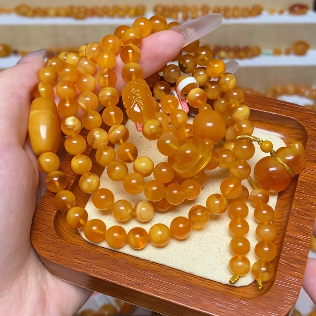 【闪购商品】未镶嵌蜜蜡手链手串