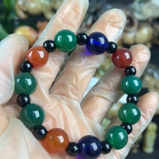 玛瑙/玉髓手链合金