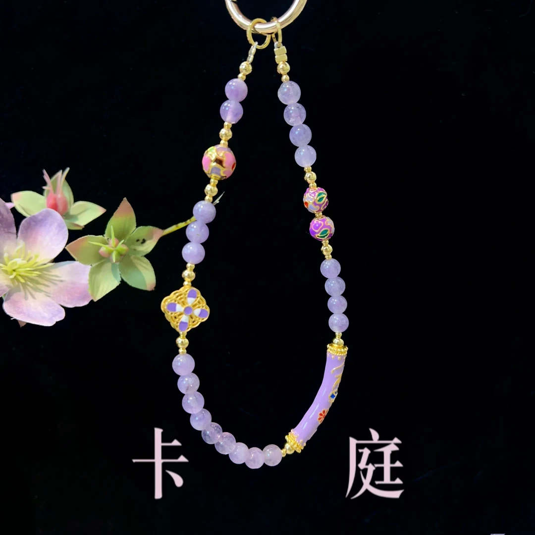 尤米饰品 卡庭原创精致百搭手机链  K1679