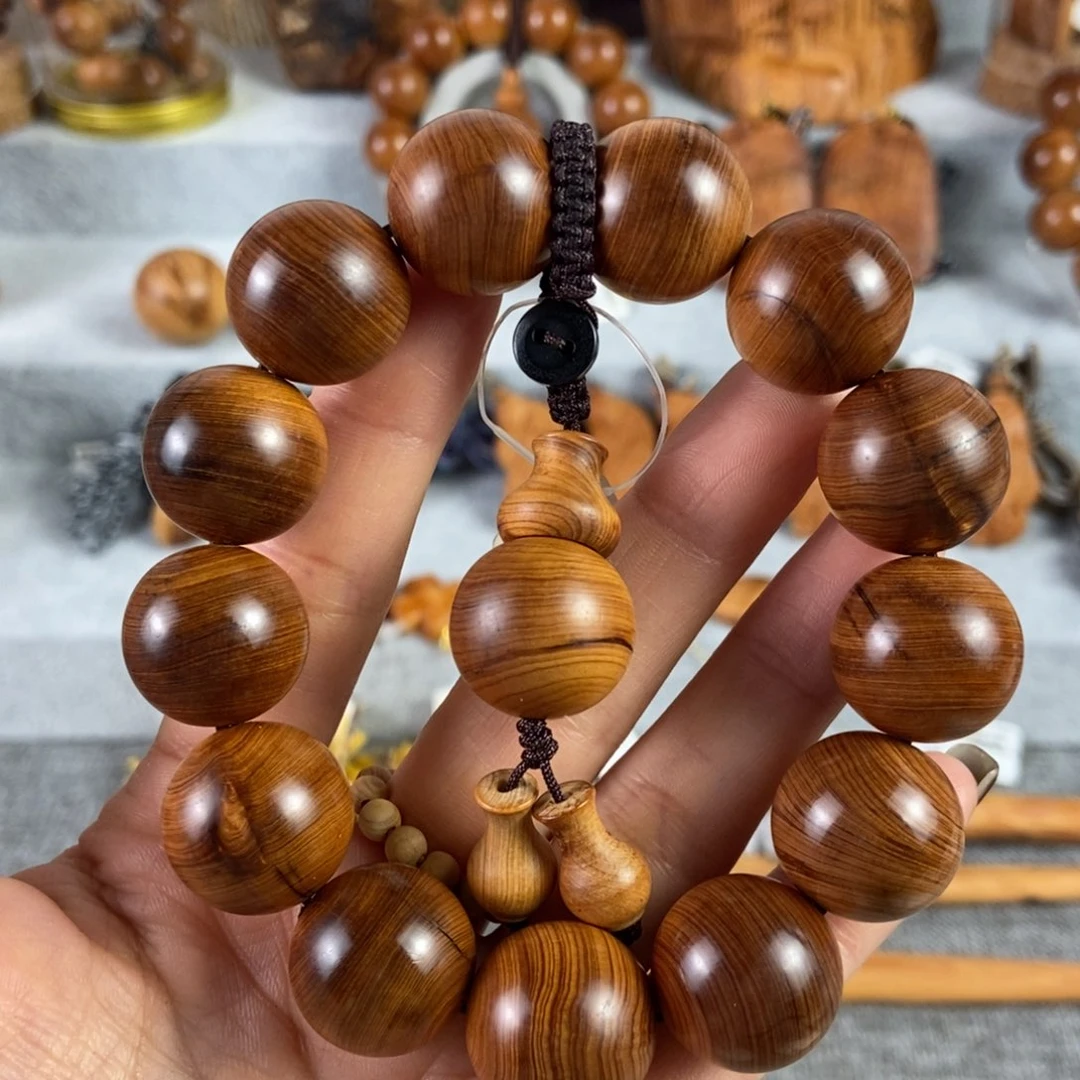 柏木（崖柏）手串/手链北太行高崖骨料18微瑕 特价