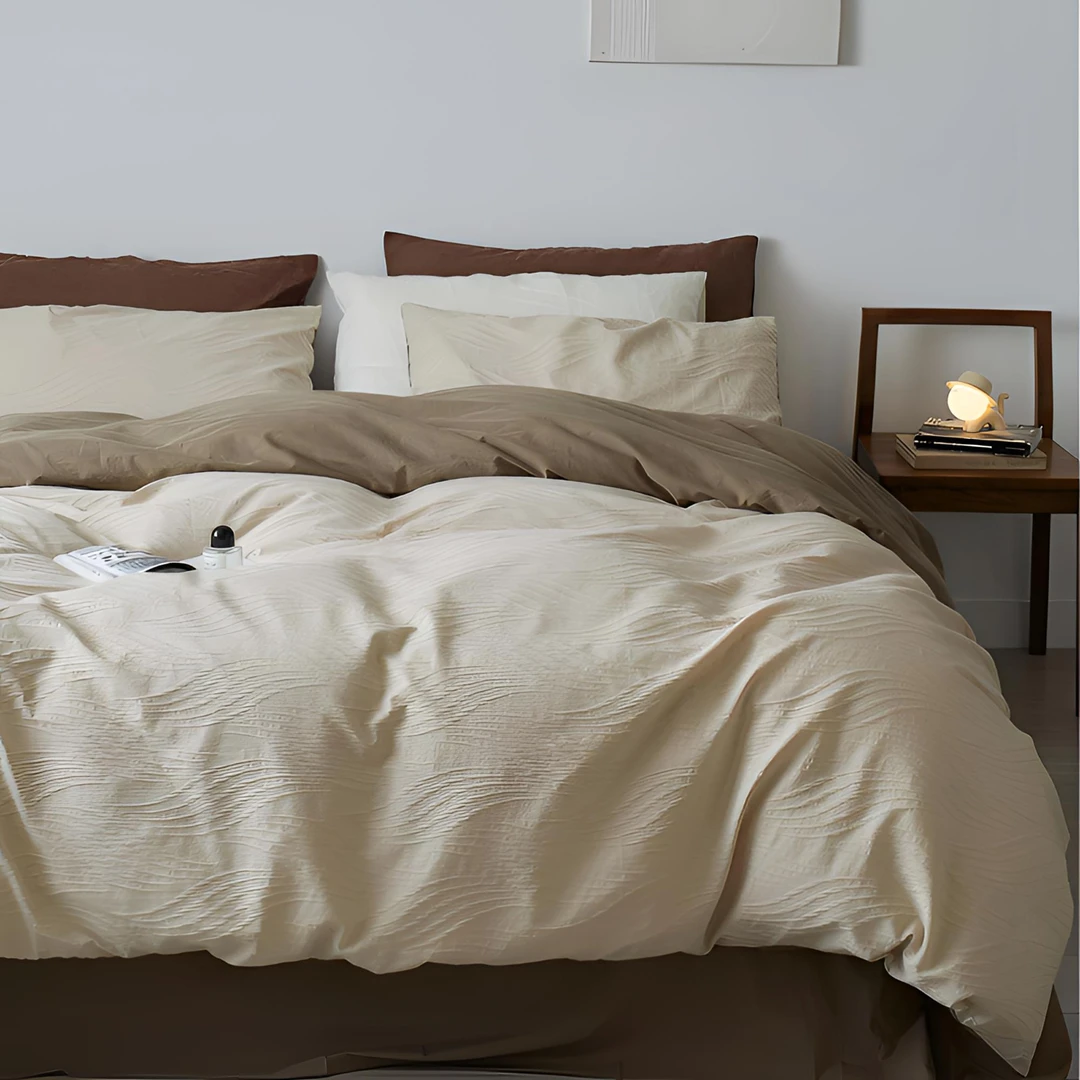 日式简约丨床单四件套纯棉全棉三件套床笠被套高级感四季通用床品