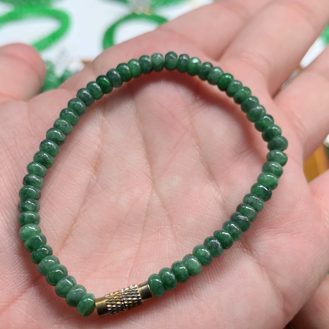未镶嵌手链翡翠翡翠