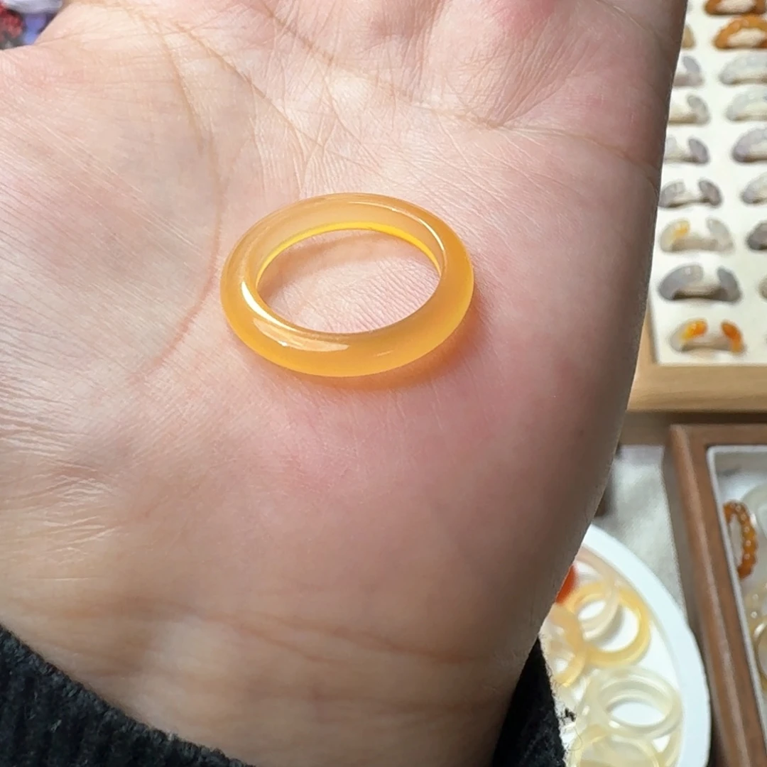 未镶嵌戒指玛瑙/玉髓500港14-15