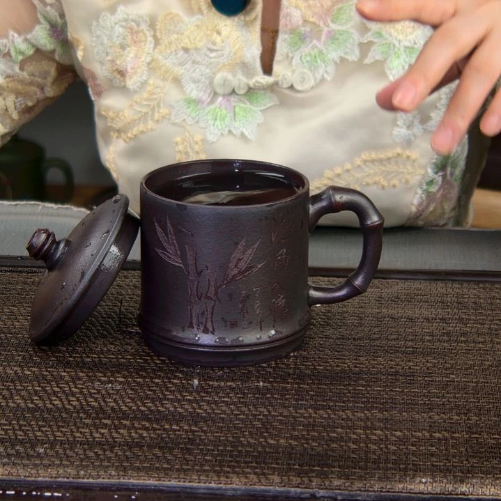 茶杯紫砂高货放漏