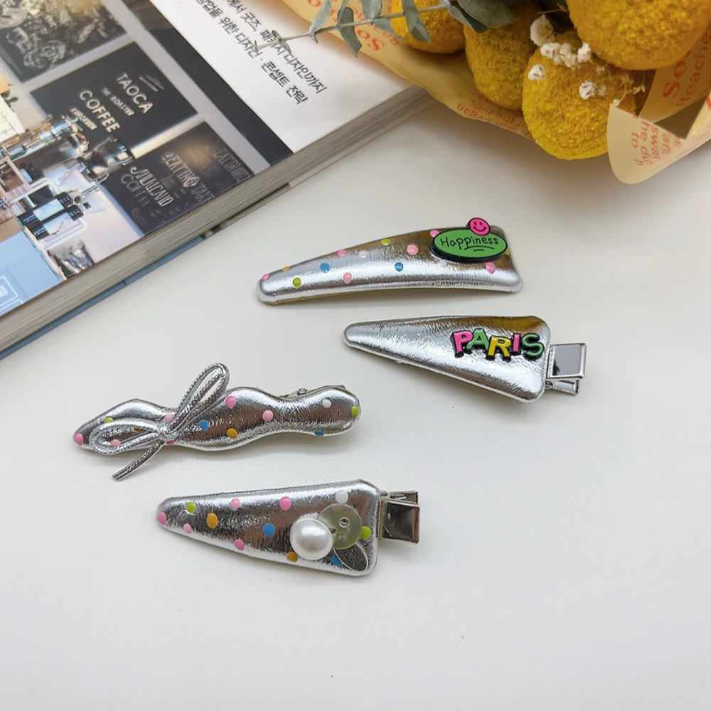04037 好啊商店 银色边夹组合两个装，两个款式