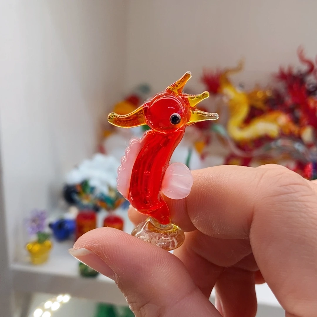 琉璃手工艺品海马