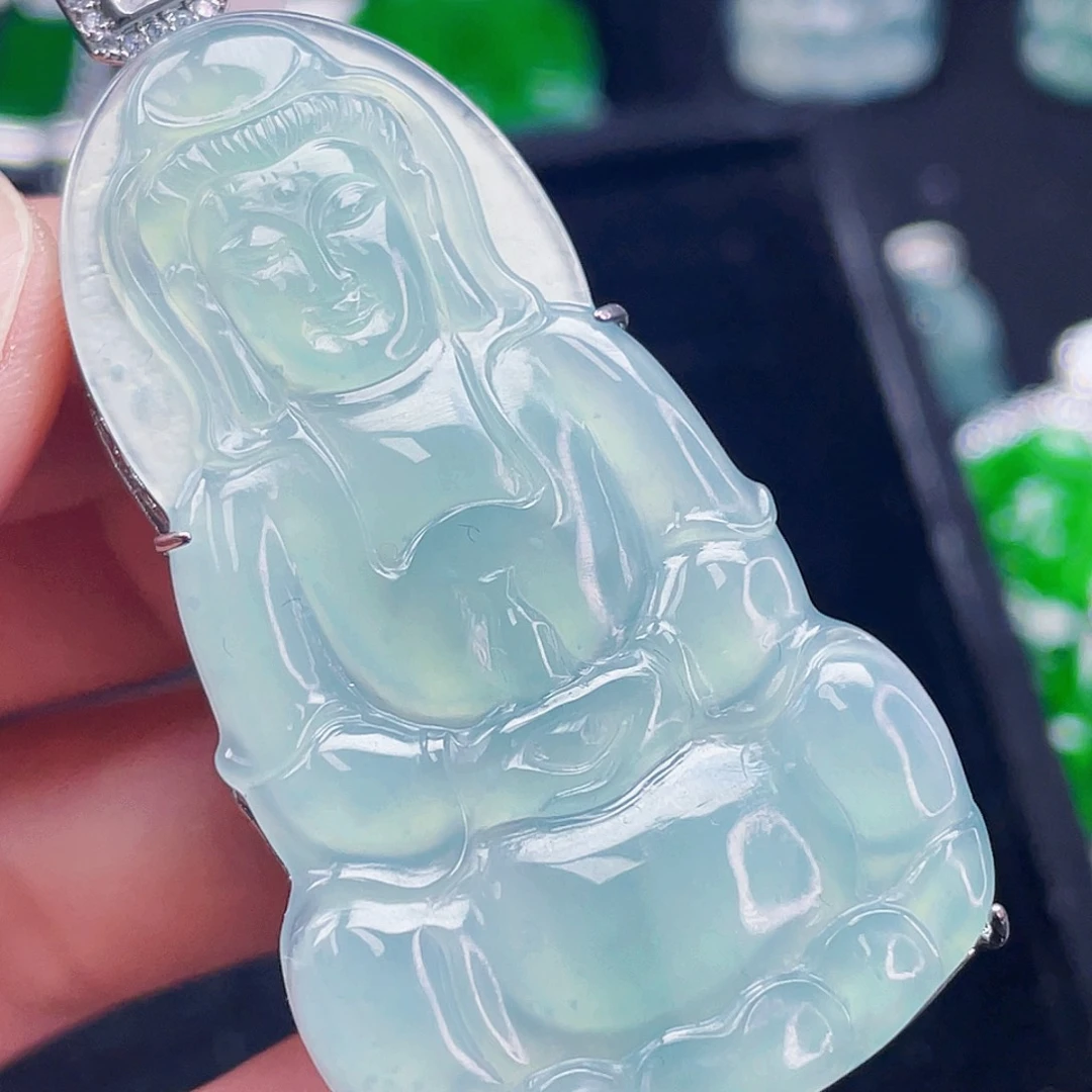 翡翠未镶嵌吊坠(不含链)555