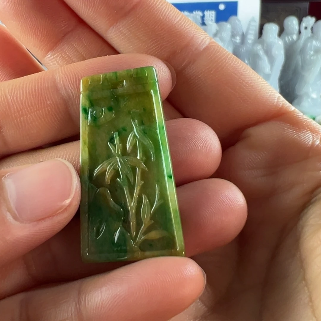 翡翠未镶嵌手镯天然翡翠挂件