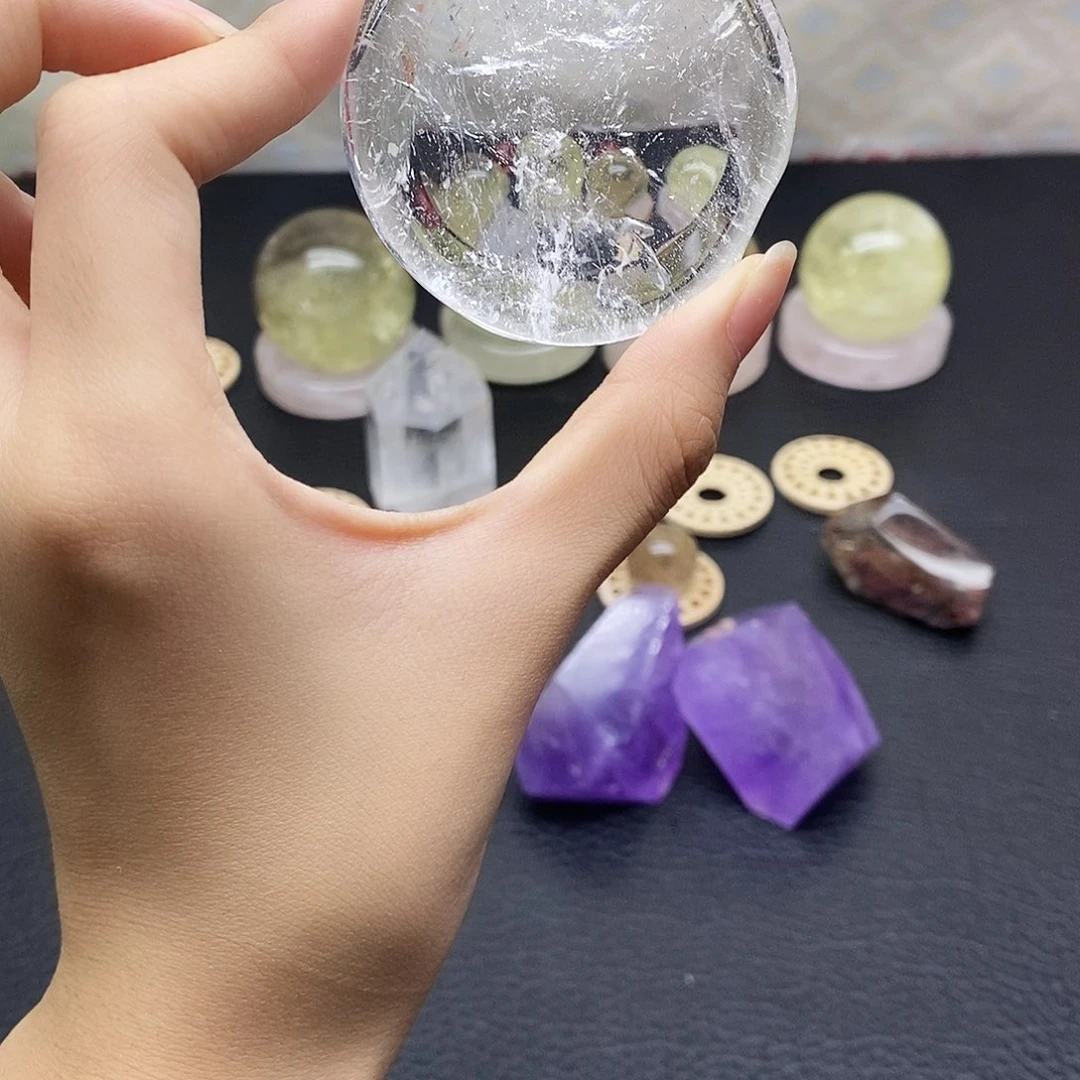 未镶嵌水晶珠宝半成品134水晶石