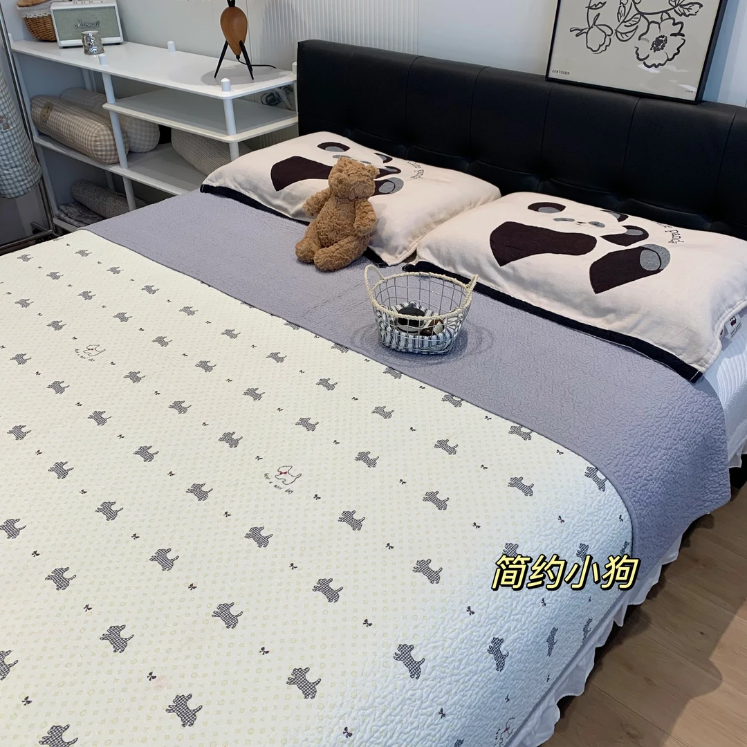 特！孤品清仓 软！全棉棉花床盖 酵素砂洗