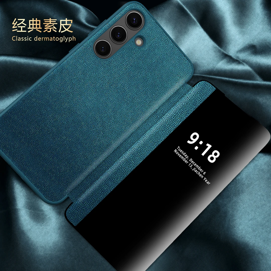 适用于三星Galaxy S25Plus 素皮全包防摔手机磨砂外壳商务保护套