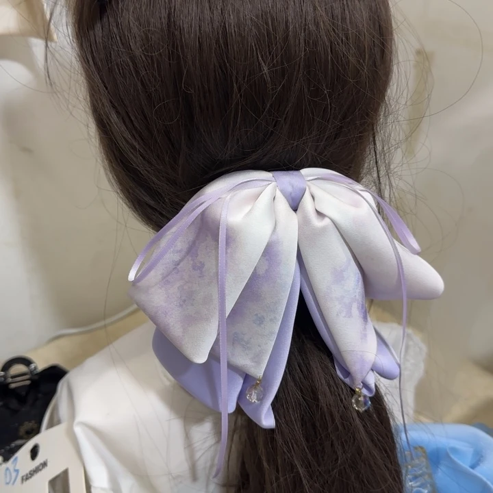 皮质铁合金马尾夹