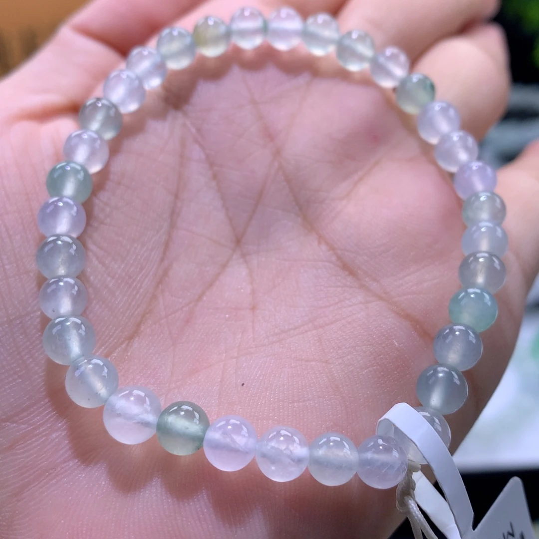 翡翠未镶嵌手链卡5.5