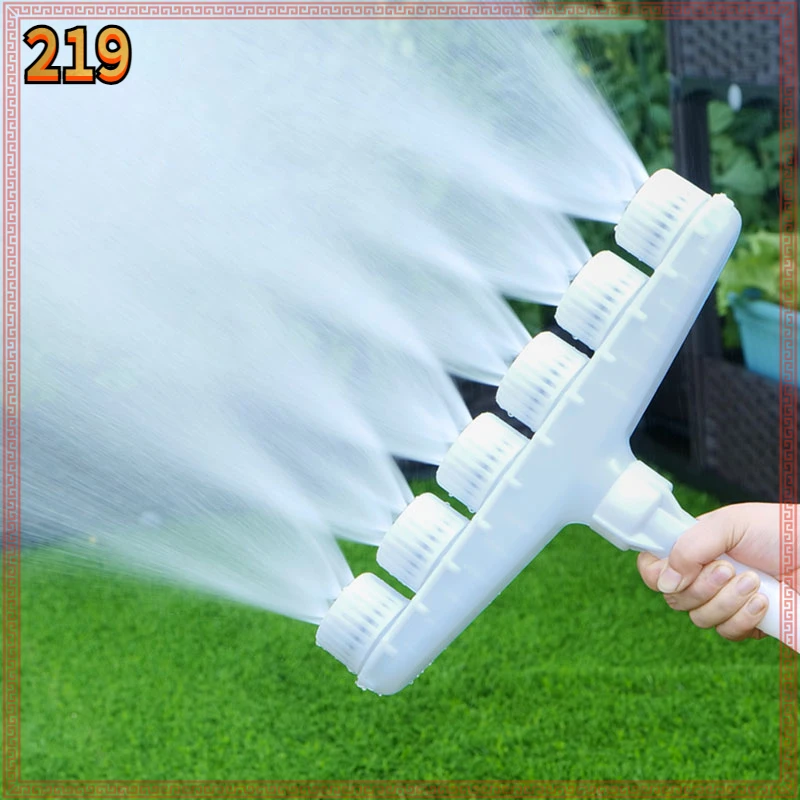 浇花浇水浇菜农用喷头水泵浇水机塑料大流量洒水大棚雾化喷淋D613