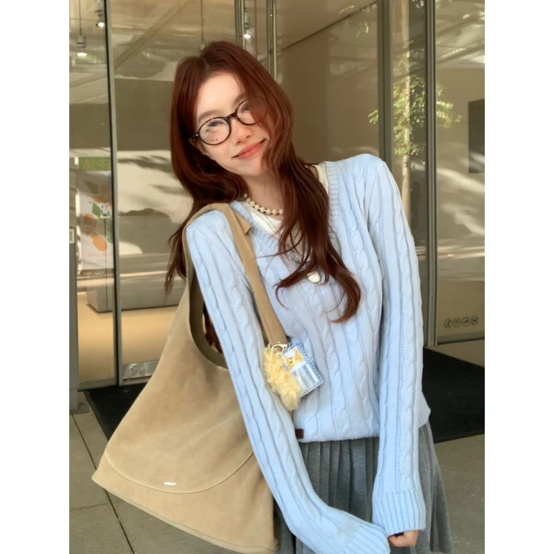 早秋针织衫毛衣女2024新款修身打底衫高级感上衣