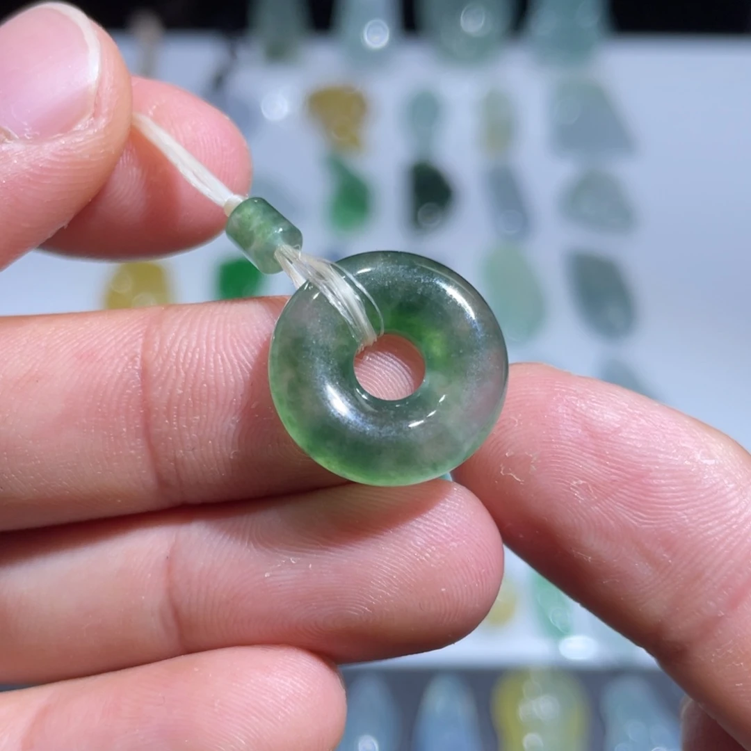 颈饰未镶嵌翡翠甜甜圈