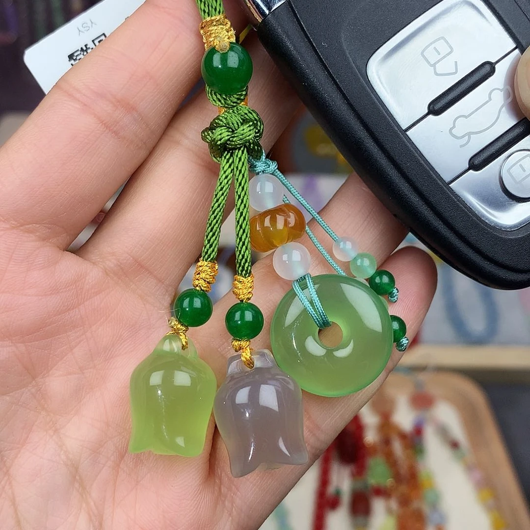 玛瑙/玉髓车挂未镶嵌