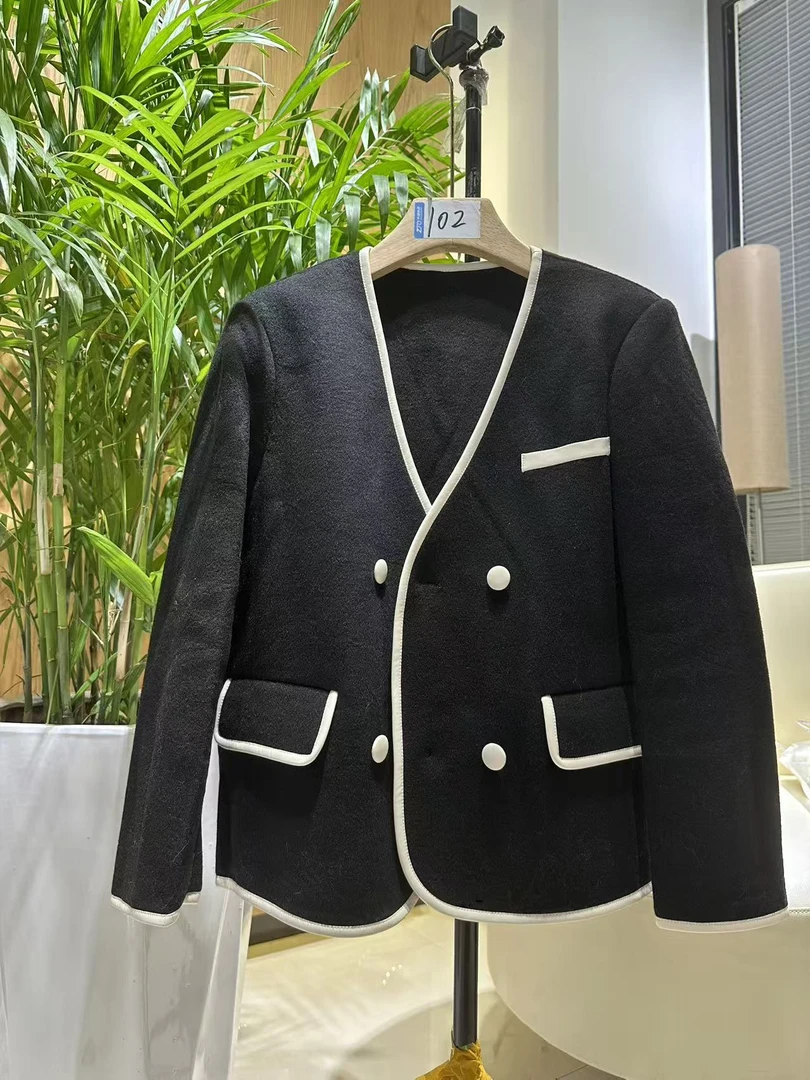 011气质秋装外套新款洋气中女装格子开衫上衣