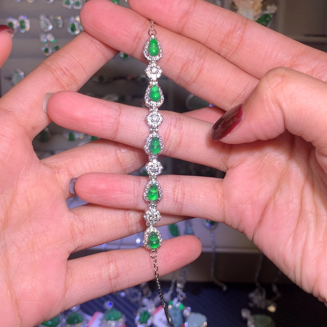 翡翠未镶嵌手链手链