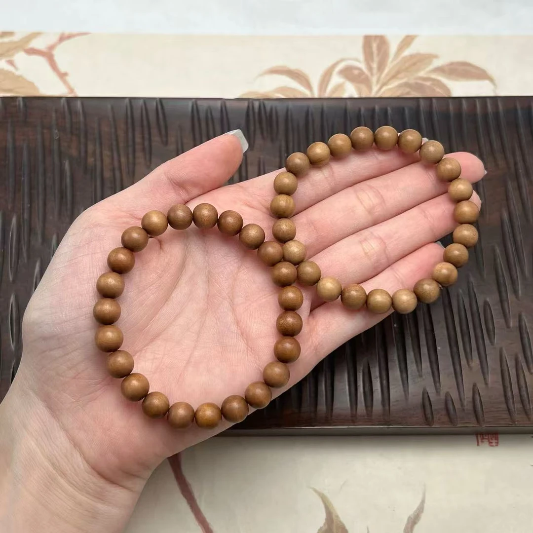 【北野珠宝】天然老山檀手串- B70H-280-多样性发一 8mm