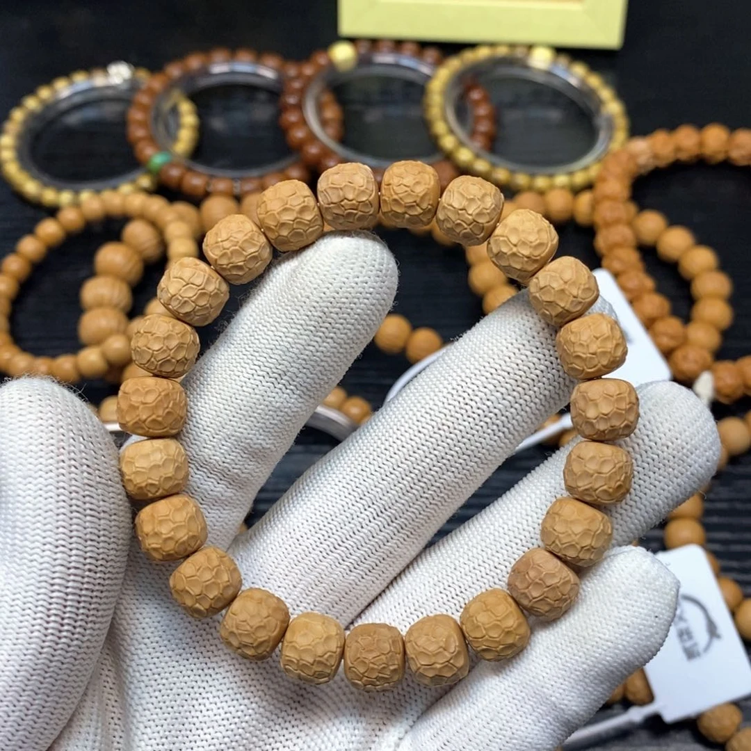 猴头核桃手串蛟龙微瑕