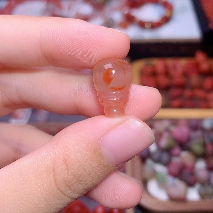 未镶嵌南红南红玛瑙三通