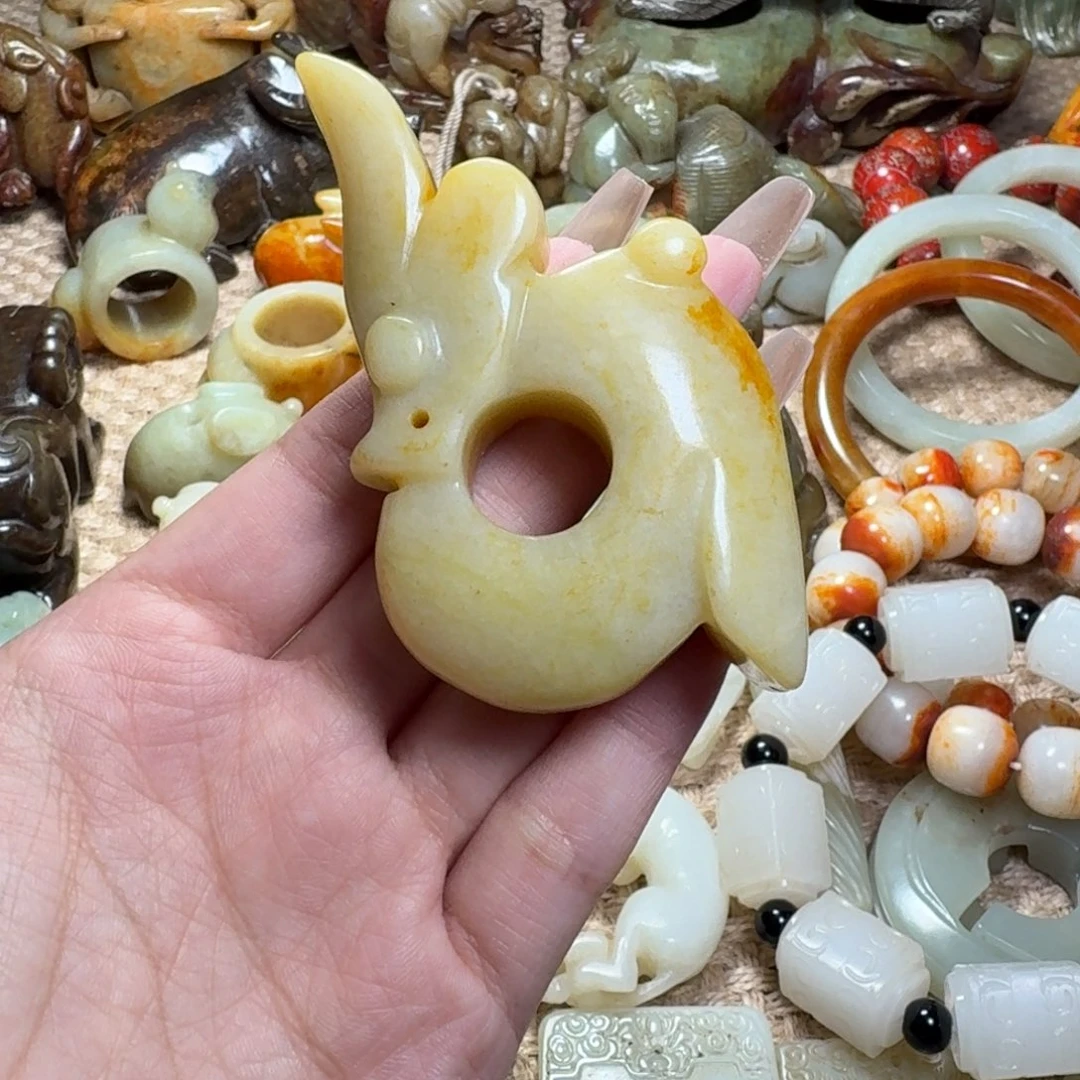白玉菩提吊坠挂件