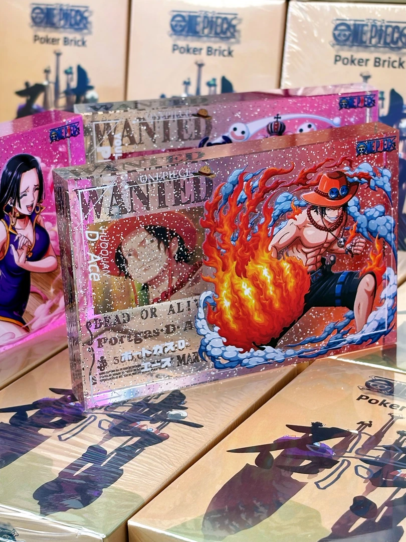 【拍5盒拆6盒 附加扑克牌玩法】海贼王闪银人物档案卡砖