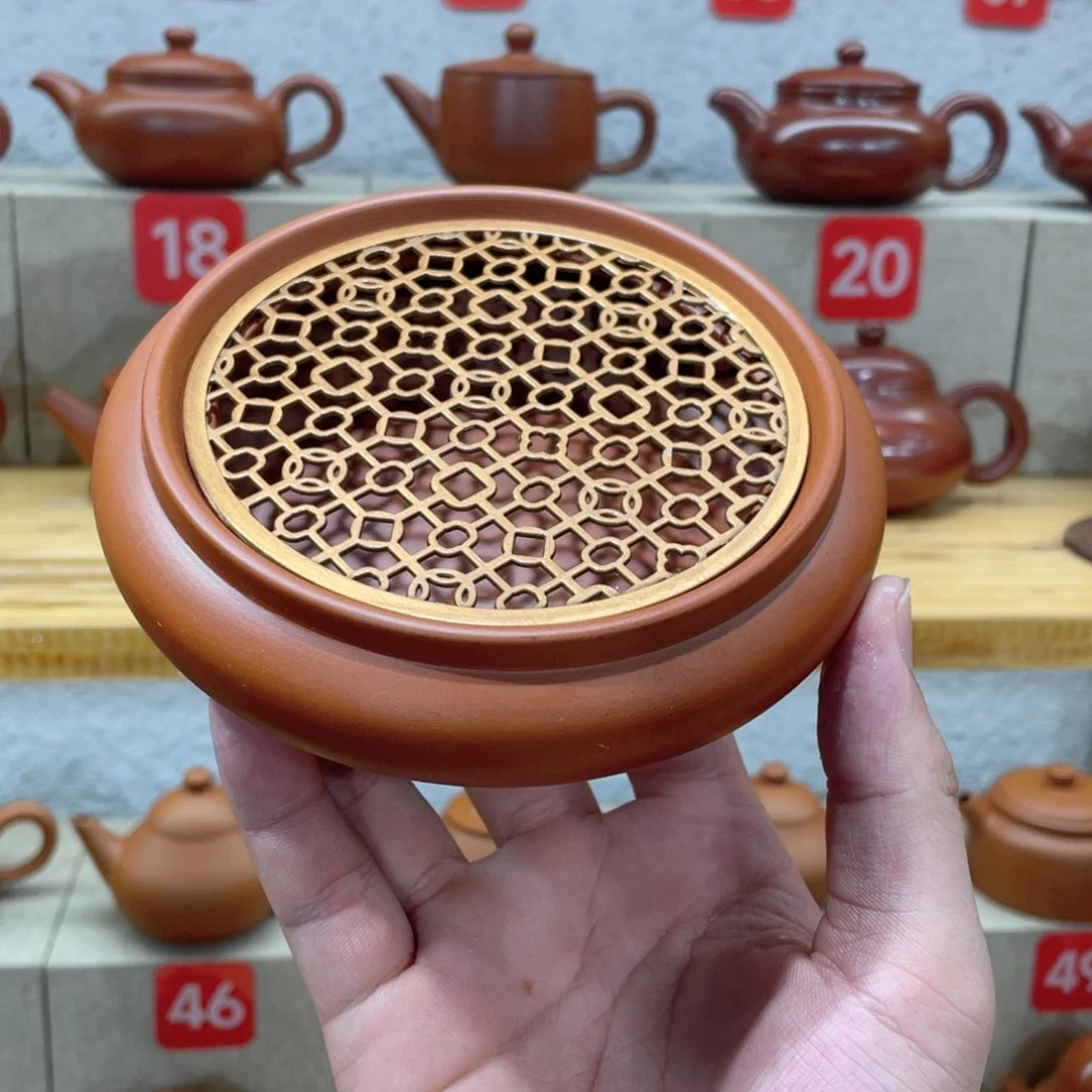 开播浮力镂空小号壶承