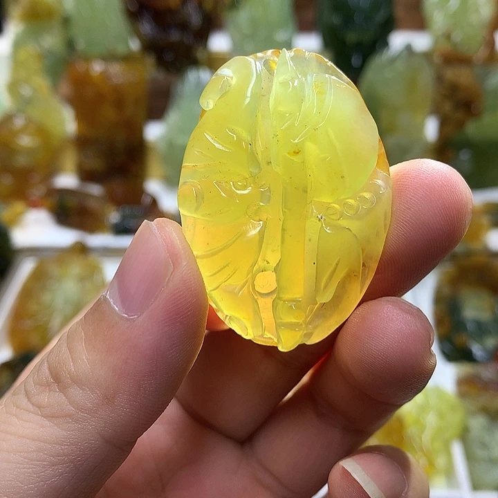 蛇纹石玉未镶嵌珠宝半成品