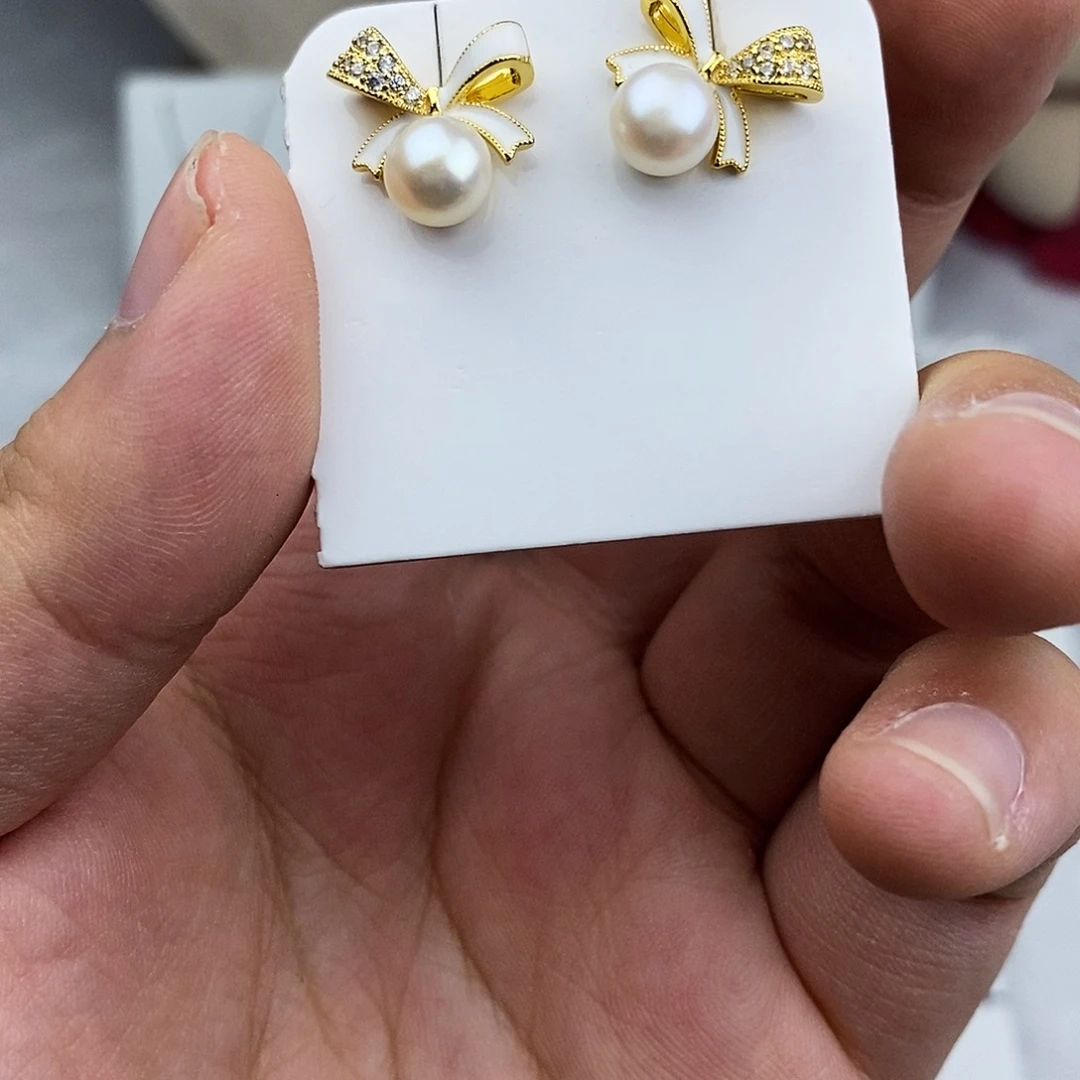 未镶嵌耳饰淡水珍珠