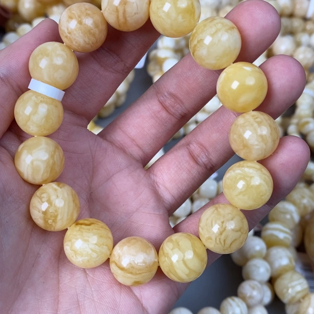蜜蜡未镶嵌珠宝奇石23.61g14mm