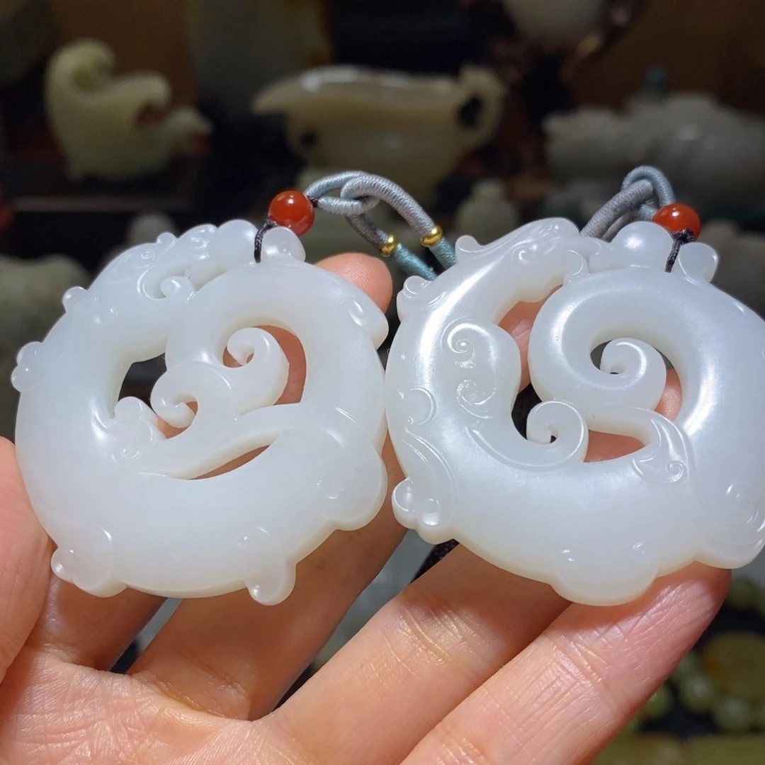 和田玉挂件未镶嵌醉**宵