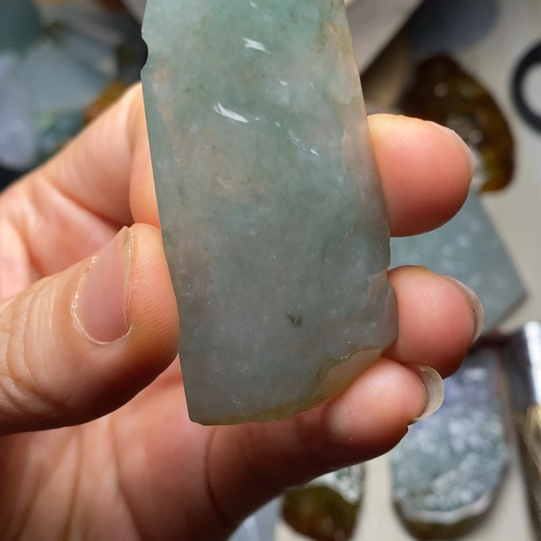 翡翠未镶嵌颈饰天然