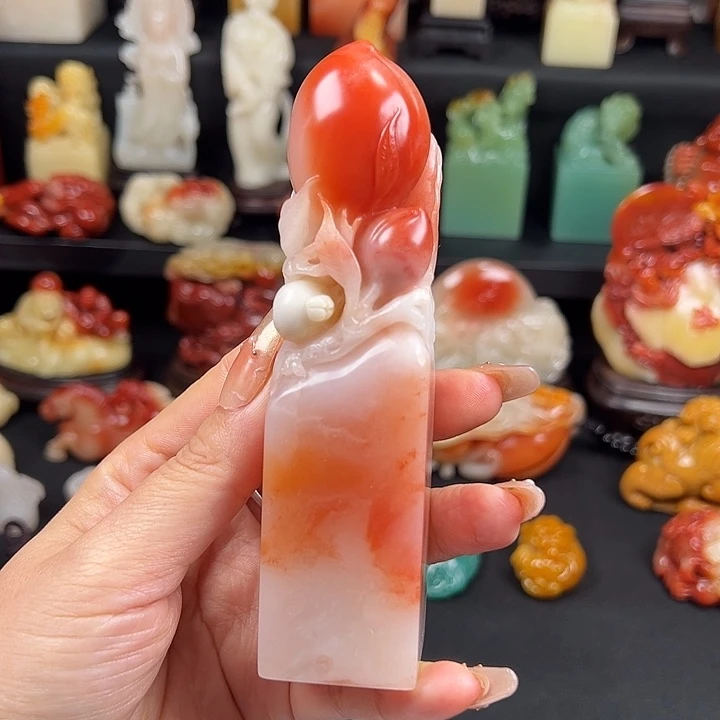 老挝石高山水冻石