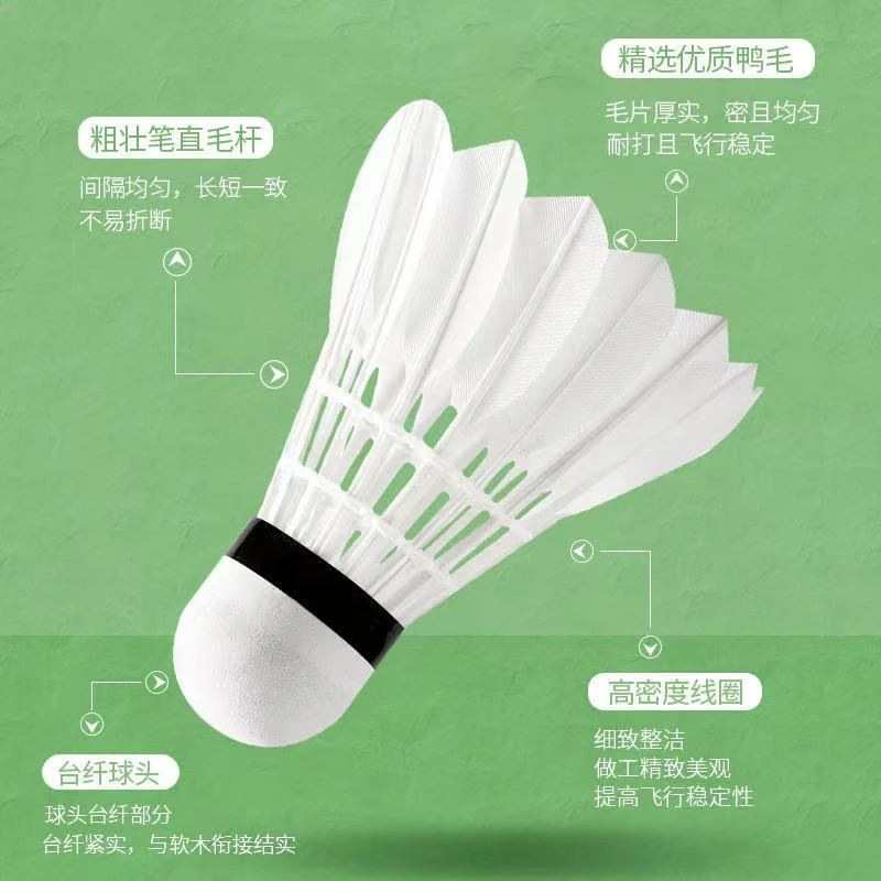 新疆包邮蓝巨人T2耐打飞行稳定羽毛球适合训练娱乐室内外通用