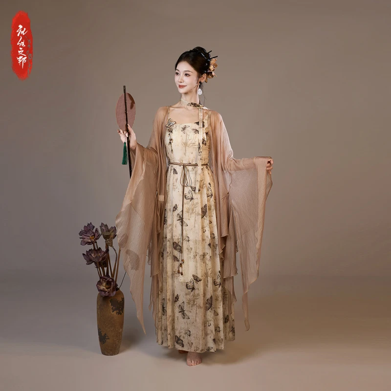 【山寄月】礼仪之邦日常可穿舞蹈服新中式连衣裙古风汉服改良古典舞