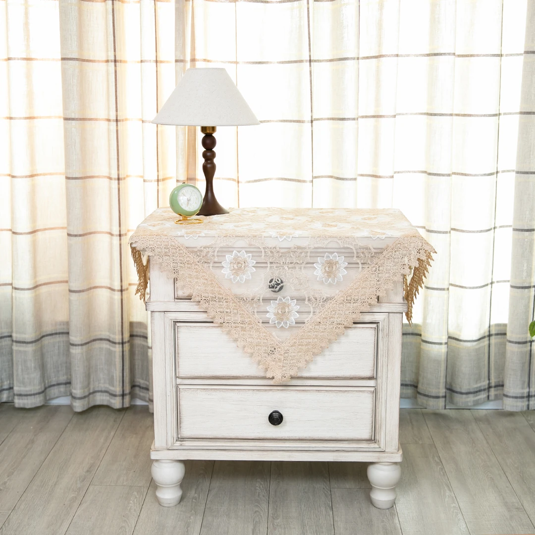 A010- 15 丝光线（85cm方）温馨不挑花色水溶盖巾