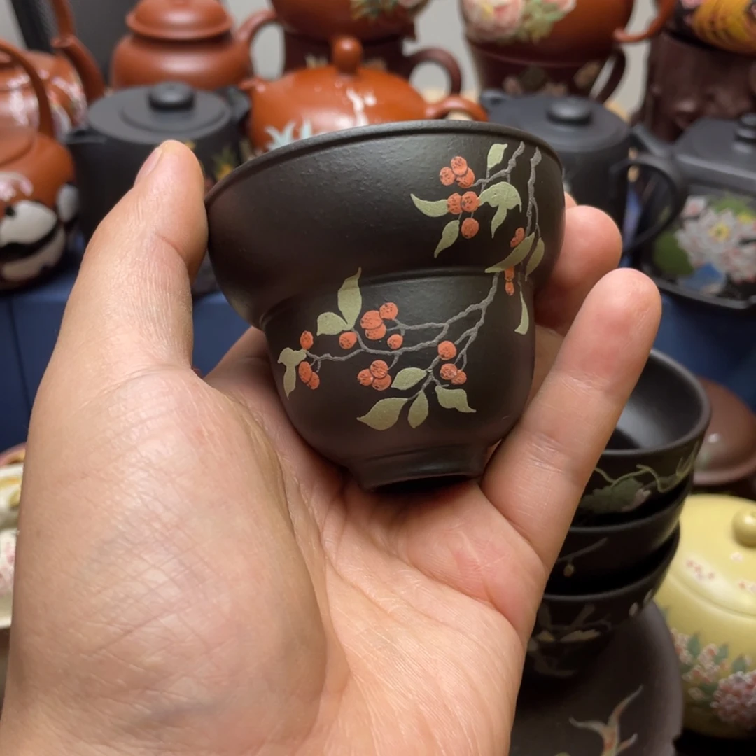 茶杯紫砂紫砂主人杯100cc