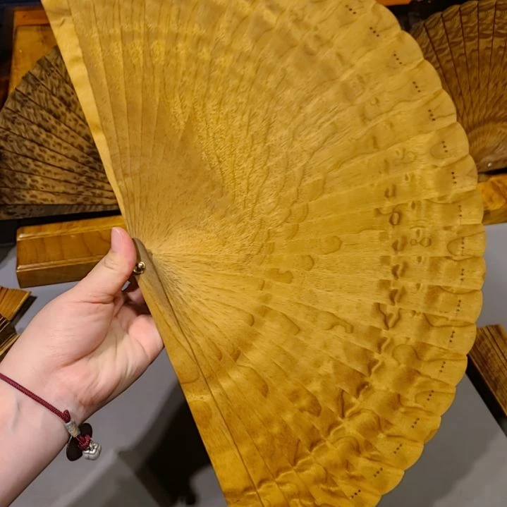 扇子24小叶桢楠金丝楠木苏扇