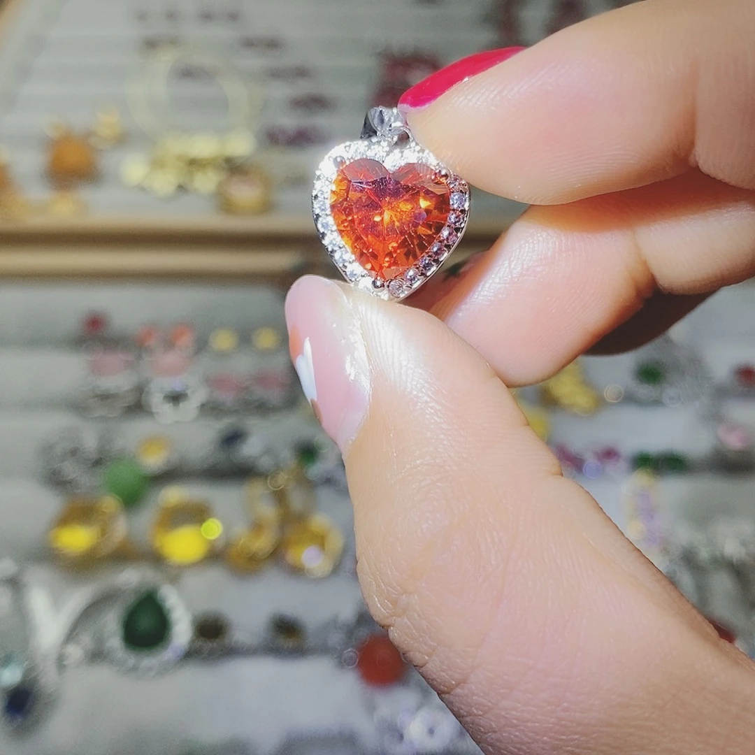 【闪购商品】托帕石耳饰银S925镶嵌