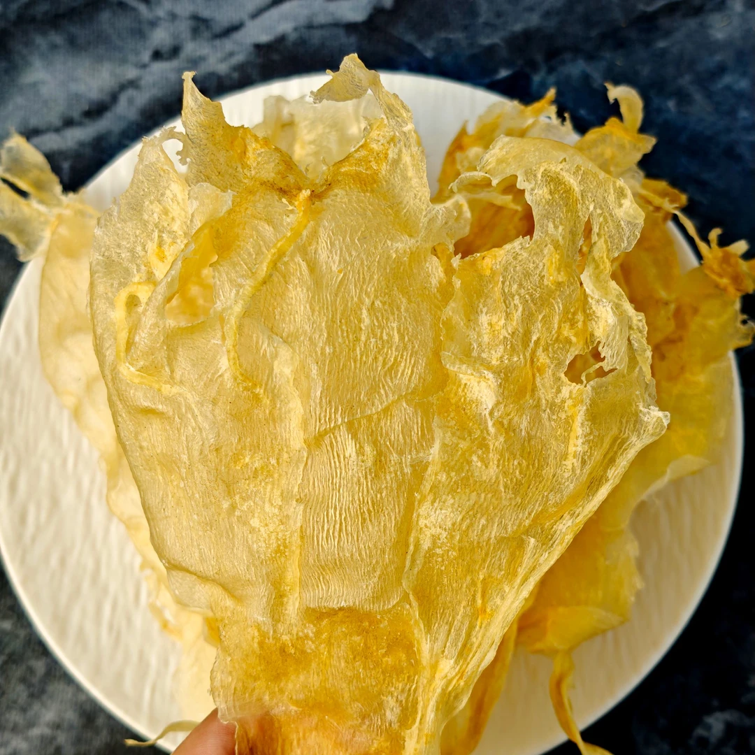 书荷姑娘精选北海鳘胶 足干生晒鱼胶花胶 淡晒海产品 元贝