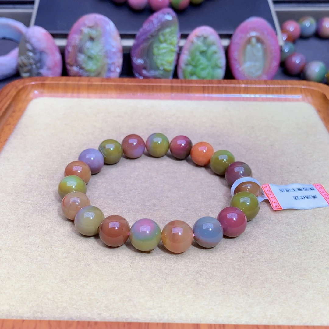 玛瑙未镶嵌手链盐源