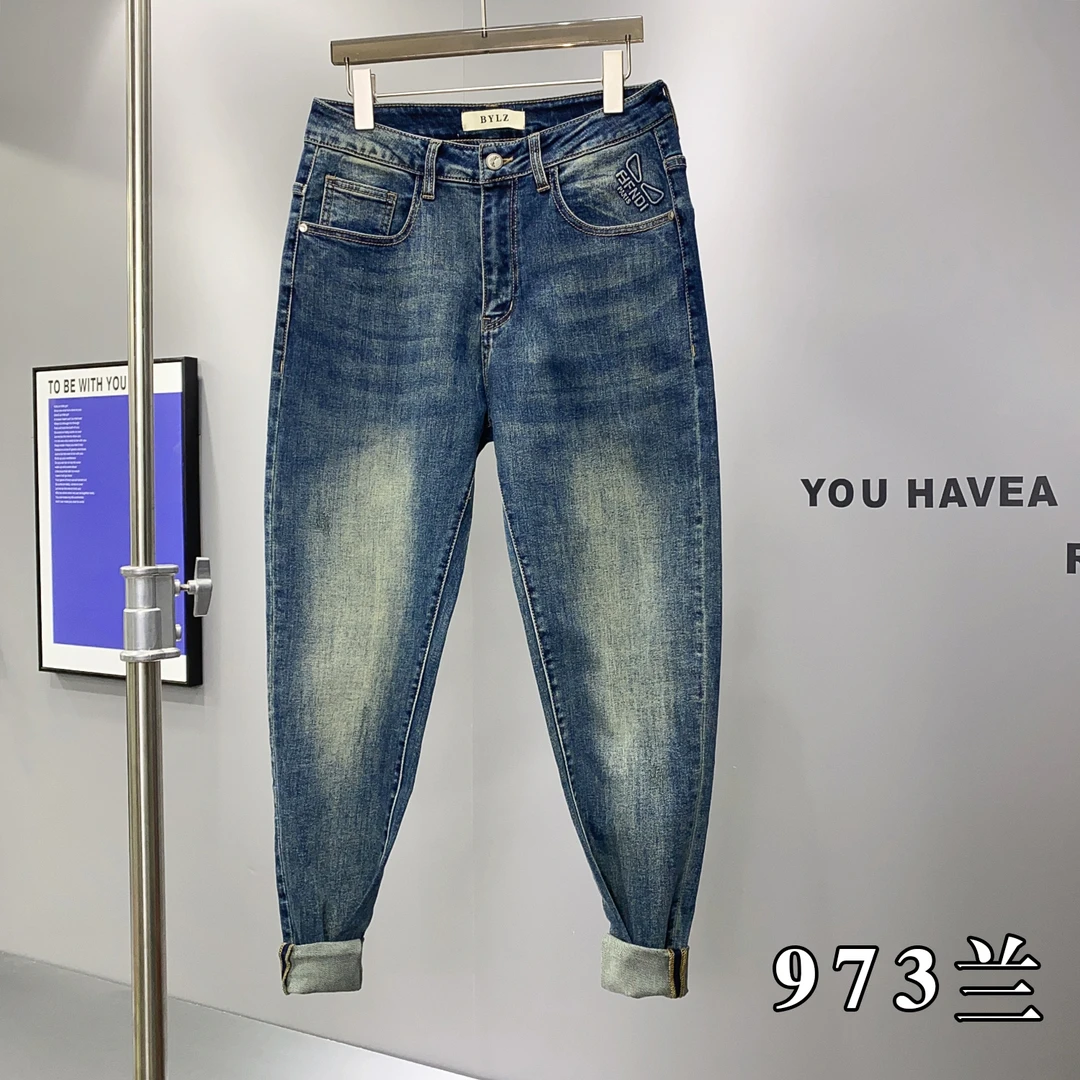 时尚百搭潮流牛仔裤子男牛仔裤子