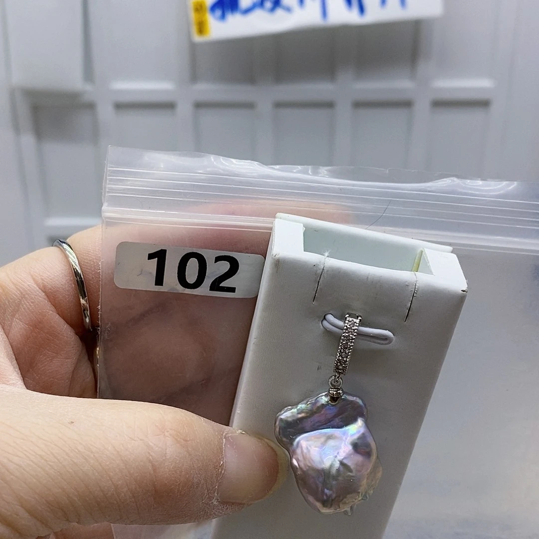 颈饰合金淡水珍珠