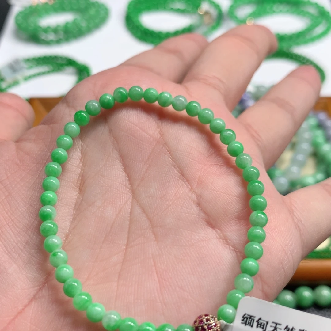 未镶嵌手链翡翠翡翠